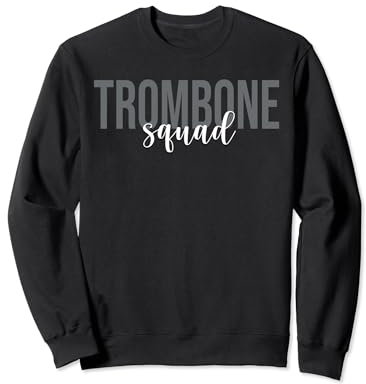 Posaune Squad Posaunenspieler Jazz Musik Marching Band Sweatshirt