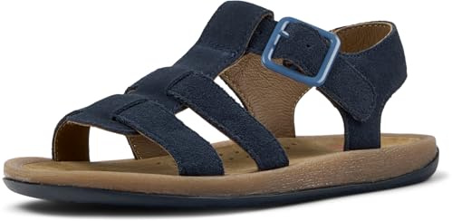 Camper - Bicho K800617, Sandalia con tira en T Chico, Navy 001,