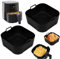 Airfryer Silikonform für Philips Essential 4,1L (HD9252, HD9200, HD9255), Philips Airfryer Zubehör, 2PCS Silikon Backform für Heißluftfritteuse, Zubehör Heißluftfritteuse für Philips Airfryer