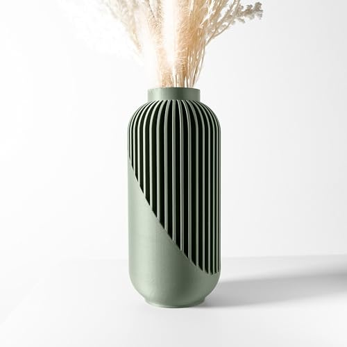 Mugalab MUGALAB Vaso per fiori Yao Design per interni Forma slanciata PLA ecologico 5 colori disponibili 11 cm x 25 cm Prodotto in Italia