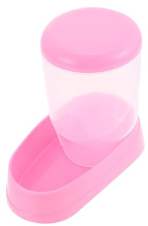 Toddmomy Comedero Automático para Hámster y Cobayas Alimentador Refillable de Seguro y Duradero de Limpiar Diseño Transparente para Mascotas Pequeñas