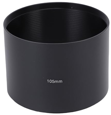 Objektivblende 105mm mit 95mm Gewinde, Streulichtblende für Sports 60-600mm, 150-600mm, 120-300mm & 400-800mm, Aluminium, Kompatibel mit Filtern