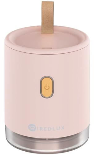 WiredLux Uppladdningsbar Noppborttagare för kläder, ull & tröjor – Elektrisk luddborttagare/bubbelborttagare/rakapparat för textil – Portabel mot ludd & piller – USB-laddning (Kyoto Rosa)