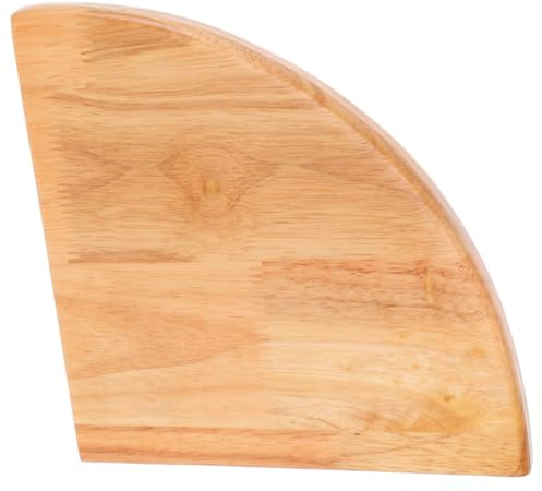 EPIGEIST Eckregal Holz Hängend Wandmontiertes Aufbewahrungsregal Holzregal Wand Eckwandregal für Wohnzimmer Schlafzimmer Küche Multifunktionales Holz Craft Storage Rack Radius