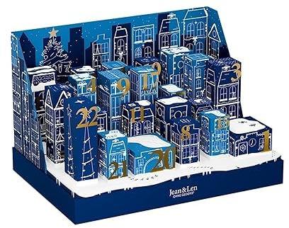 JEAN LEN Adventskalender 2025, weihnachtliche 3D DIY-Szenerie, inklusive zwei Rosemary & Ginger Design Limited Editions & einer exklusiven Duftneuheit, nur Originalgrößen, Weihnachtskalender