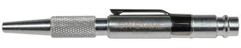 SW-Stahl 25015L Druckluft-Ausblasstift - Druckluft-Pistole mit Clip | Extrem handliche Ausblaspistole für die Kitteltasche - 12 bar Betriebsdruck - Ideal zum Ausblasen von Leitungen