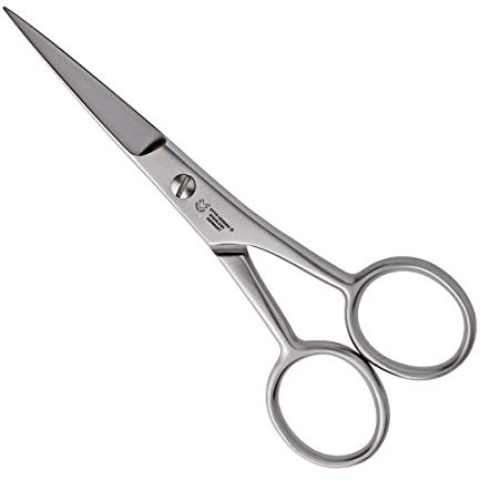 Forbici per barba in acciaio inox antiruggine opaco specifiche per modellare la barba