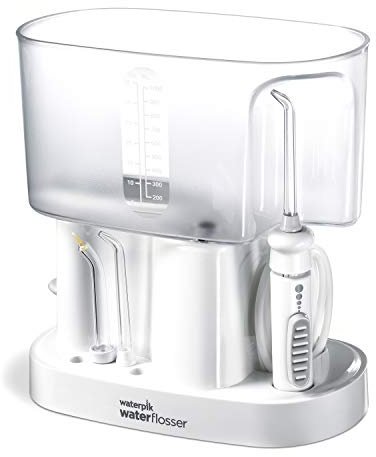 Waterpik Classic Professional Water Flosser, Electric Power With 6 Settings, 3 Flossing Tips, ADA Accepted, White WP-72