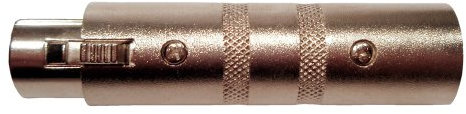 2er Set deetech Adapter XLR 3-pol. male auf XLR 5-pol. female