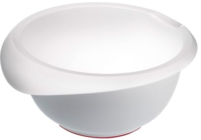 Westmark Bol para mezclar y hornear, 3.5 l, Con pico, Plástico, Blanco, 3154227W