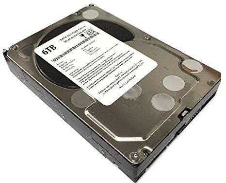 WL 6TB 5700RPM 64MB Cache 5700RPM SATA III (6.0Gb/s) 3.5 Internal Hard Drive (Desktop PC, CCTV DVR, NAS) - w/1 Year Warranty