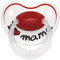 Bibi® Dental Silicone Dummy I Love Mama 0-6 Months with Ring