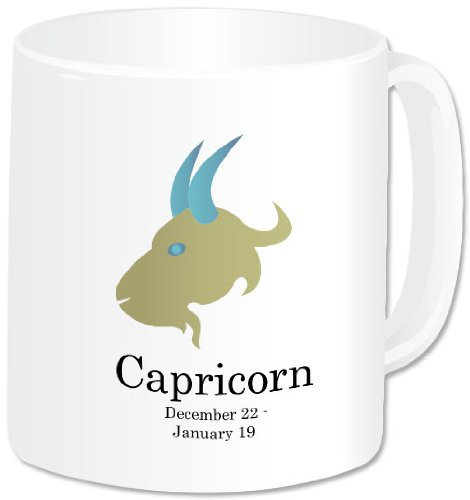 Personalised Jumbo Giant 20oz Mug - Zodiac Star Signs Gift Mug - Capricorn - (A GoPersonalised Design) - Any Name/Message