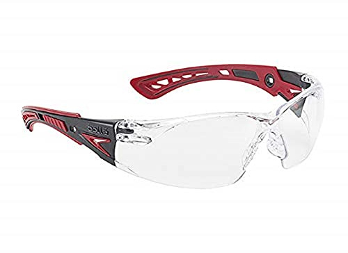 Bollé RUSHPPSIB - Gafas de seguridad (talla única), color azul y negro