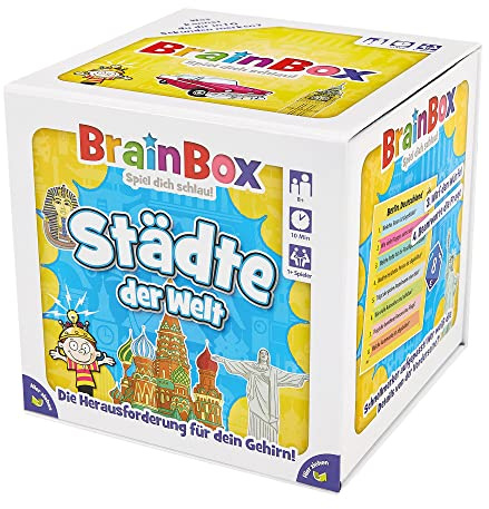 Brain Box 94944 Städte der Welt, Lernspiel, Quizspiel für Kinder ab 8 Jahren