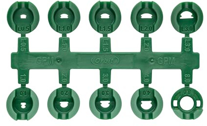 Orbit 55071 Voyager I & II Gear Drive Rotor Water Sprinkler Nozzle Rack (8-Pack)