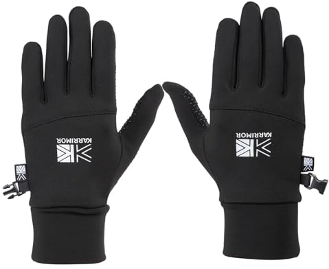 Karrimor Unisex Thermal Gloves Walking Windproof Warm Print Silicone Printed Adults S-M