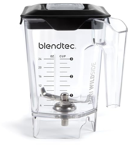 Blendtec 40-642-50 Mini WildSide Jar Behälter, 1.3 L, Transparent