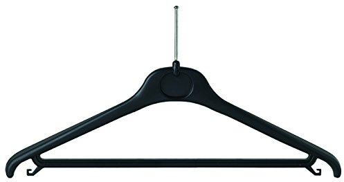 Visiodirect Lot de 10 Cintres Antivol Crochets Jupes 43cm Plastique