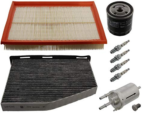 febi bilstein 36103 Wartungspaket/Inspektionspaket | VW Golf 5, Caddy 3 | Kompatibel mit: VW CADDY III Großraumlimousine, CADDY III Kasten/Großraumlimousine, GOLF PLUS V, GOLF V