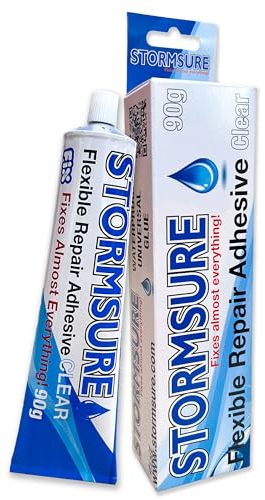 Stormsure Flexible Repair Adhesive 90g Clear - Extra Strong, Very Durable Repair Adhesive for Universal Repairs