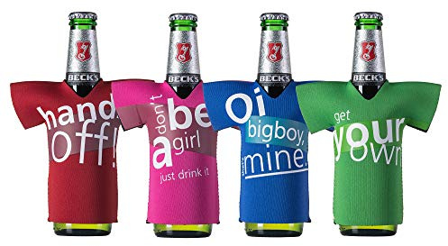 CellarDine Bierflaschen-Kühler, 4er-Set