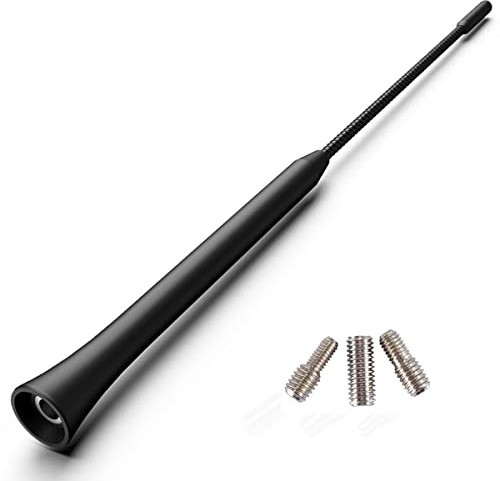 Navitec24 Autoantenne Autoradio Antenne Dachantenne 23cm Ersatzantennenstab Auto Antenne mit starkem FM DAB-Empfang