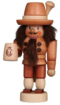 Christian Ulbricht Nussknacker Nussknacker Mini Bayer Natur - 10,5cm - Original Erzgebirge
