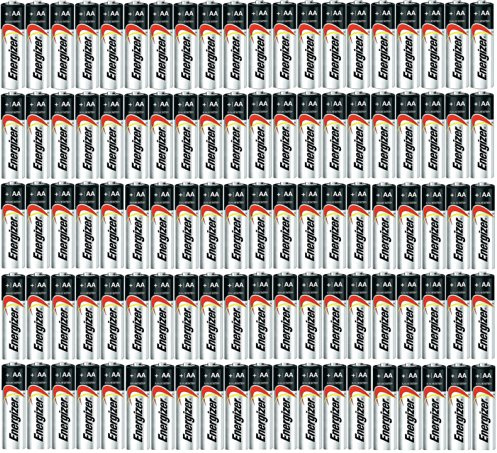 Energizer batterie aa alcaline max e91 made in usa - scadenza 12/2024 o successivo - 100 count