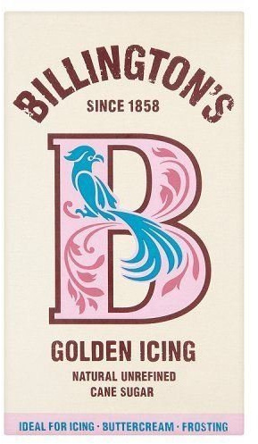 Billingtons Golden Icing Sugar 500g (Pack of 2)