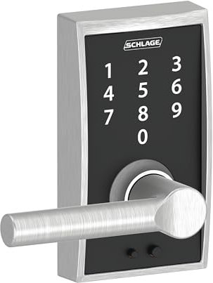 SCHLAGE Touch Century Lock with Broadway Lever (Satin Chrome) FE695 CEN 626 BRW