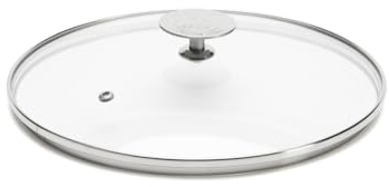 De Buyer - Couvercle en verre avec pontet en inox - Diamètre 24 cm -