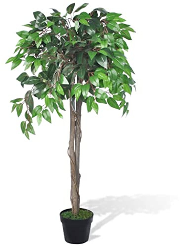 vidaXL Künstlicher Ficus mit Topf 110 cm