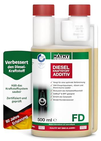 MATHY-FD Diesel-Pflege-Kraftstoffadditiv, 500 ml, Additiv Systemreiniger