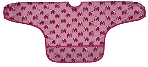 LÄSSIG Baby Kleinkind Langarmlätzchen Ärmellätzchen Auffangschale wasserdicht/Long Sleeve Bib, Wildlife