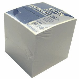 Folia Zettelklotz 9x9x9cm weiß 700 Blatt