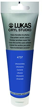Lukas Cryl Studio 125 ml, Acrylfarbe in Premium-Qualität, Ultramarinblau