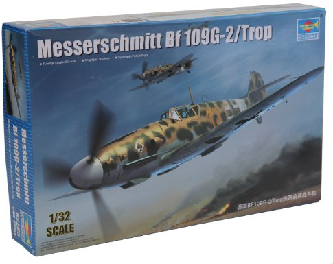 Trumpeter 02295 Modellbausatz Messerschmitt Bf 109G-2/Trop, Mittel, Verschieden, Farbig.