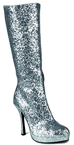 Boland Stiefel Temptation, Glitter silber