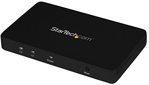 StarTech.com Sdoppiatore Splitter Video HDMI 4k @ 30hz 1 ingresso 2 uscite 1x2 porte di uscita con custodia in alluminio
