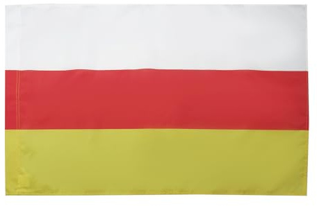 AZ FLAG Bandiera Ossezia del Sud 150x90 cm Poliestere 100D Asola | Uso interno ed esterno bandiera decorativa dell'Ossezia doppie cuciture e bordi rinforzati con guaina per asta