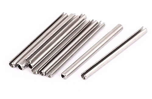 sourcing map 10Stk. M3x40mm 304 Edelstahl Hohlsplinte Spannhülsen Spannstifte Befestiger de