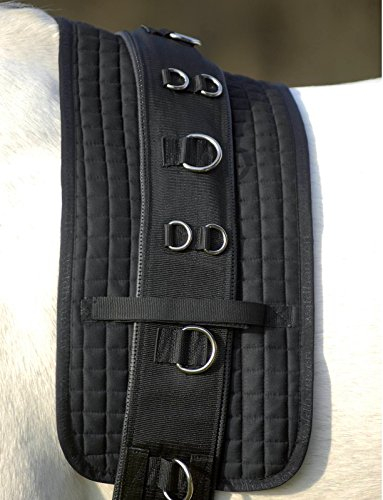 WALDHAUSEN Longiergurt-Unterlage, PON, schwarz