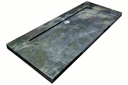 Waschbecken aus Naturstein, Granit, Model Bern 130 RiDai grün