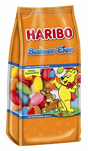 Haribo Baiser Eier | Uova di Zucchero Pasquali, Ideali per la Festa di Pasqua, 250 g