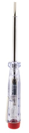 Tournevis testeur de tension plat 3x140mm 250V - Zenitech