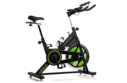 Zipro Heimtrainer Fahrrad Holo 2, Ergometer Fitnessbikes, mechanischer Fahrradtrainer, Ergometer Fahrrad bis 130kg, Indoor Bike, Trainingsfahrrad für zuhause, Fahrradergometer Batteriebetrieben