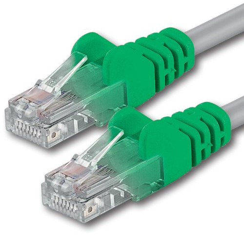 1aTTack - Cavo di rete incrociato CAT5 UTP Ethernet LAN con 2x RJ45 15.0m Blister
