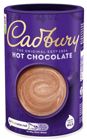 Cadbury The Original Hot Chocolate, Classic Drinking Chocolate, 500g
