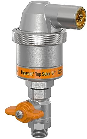 Flamco Flexvent Top Solar Automatisches Entlüftungsventil,Schwimmerventil G3/8M, mit Kugelhahn - 28505